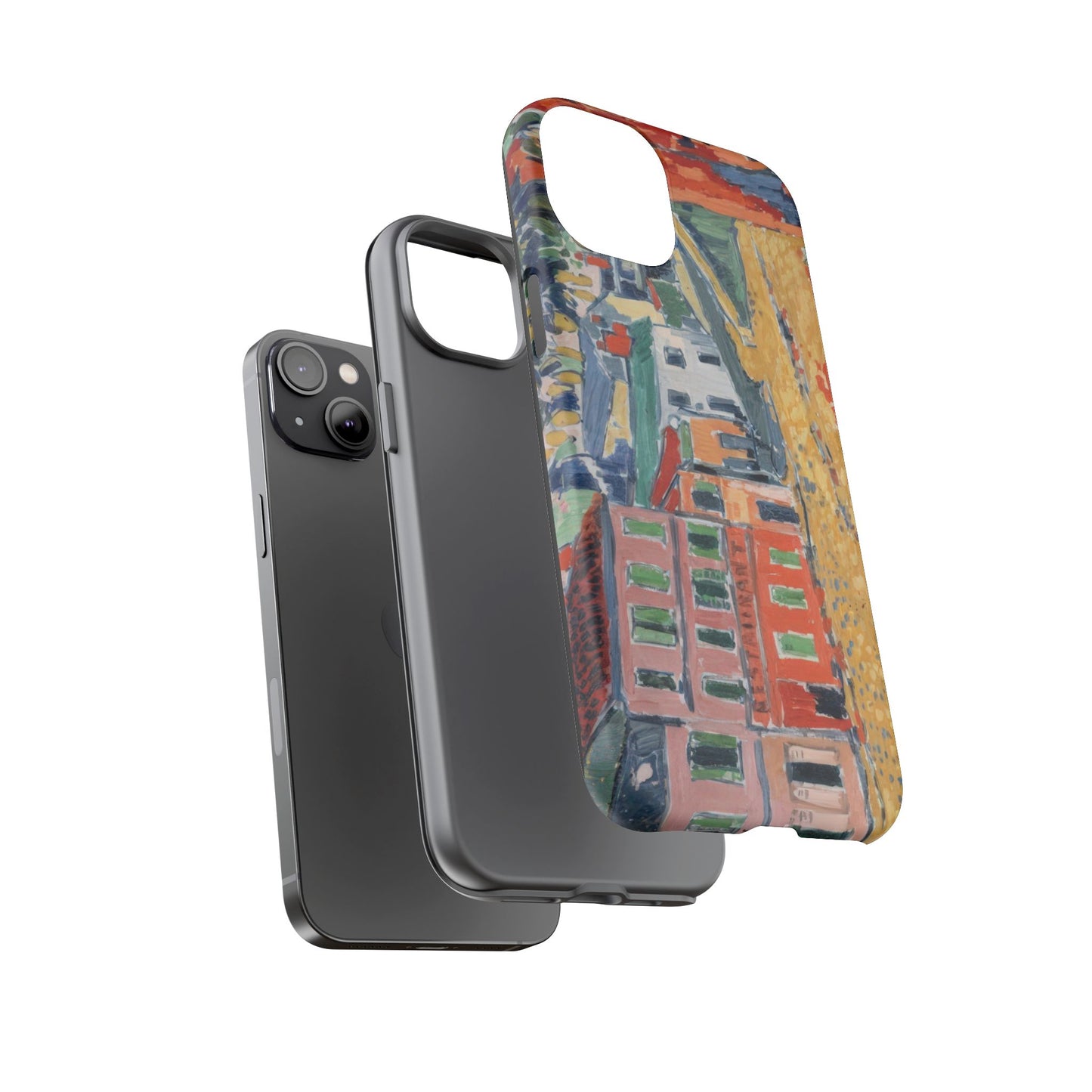 de Vlaminck, Maurice - Restaurant de la Machine à Bougival (1905) - Tough Phone Cases