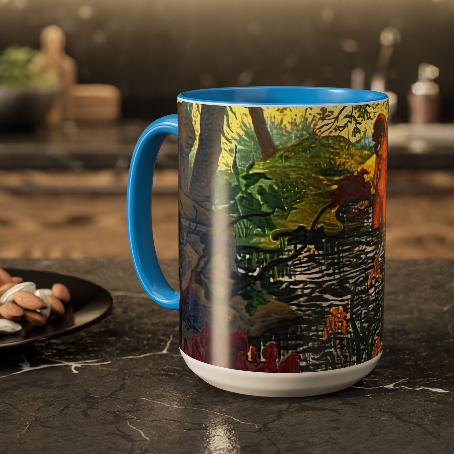 Ranson, Paul - The Lotus Bather (1906) - Colorful Accent Mugs