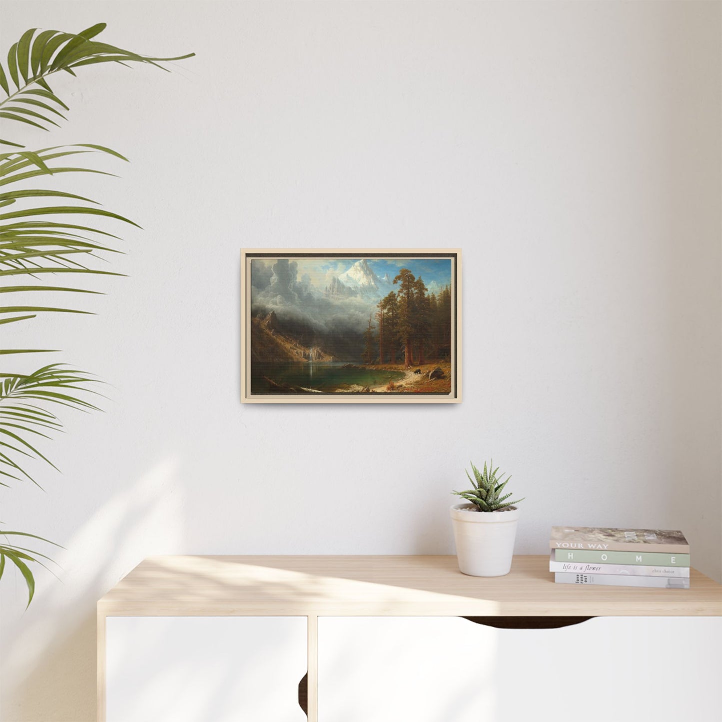 Bierstadt, Albert - Mount Corcoran (1877) - Matte Canvas, Framed