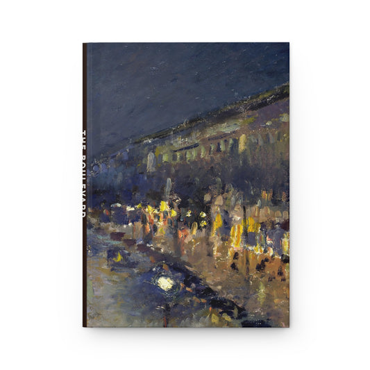 Pissarro, Camille - The Boulevard Montmartre At Night (1897) - Hardcover Journal Matte