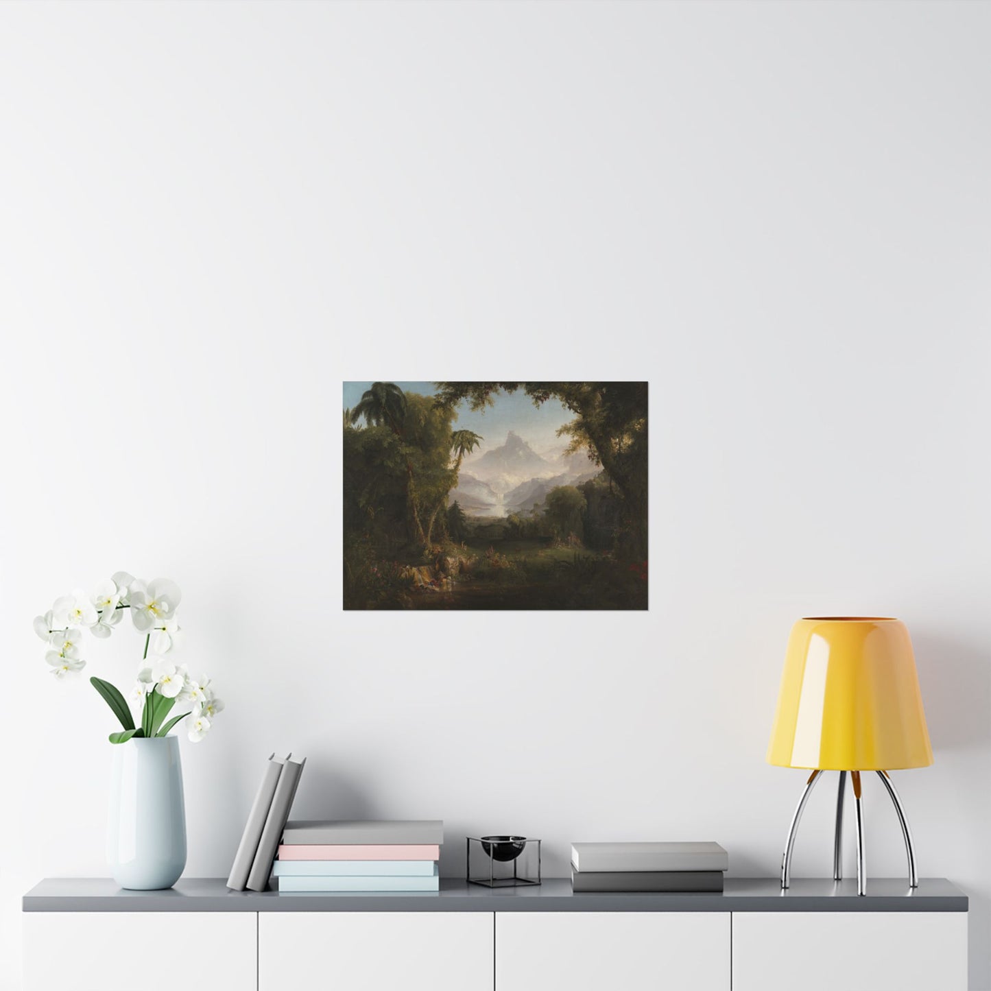Cole. Thomas - The Garden of Eden (1828) - Satin Posters