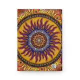 Solar Disc Mandala - Hardcover Journal Matte