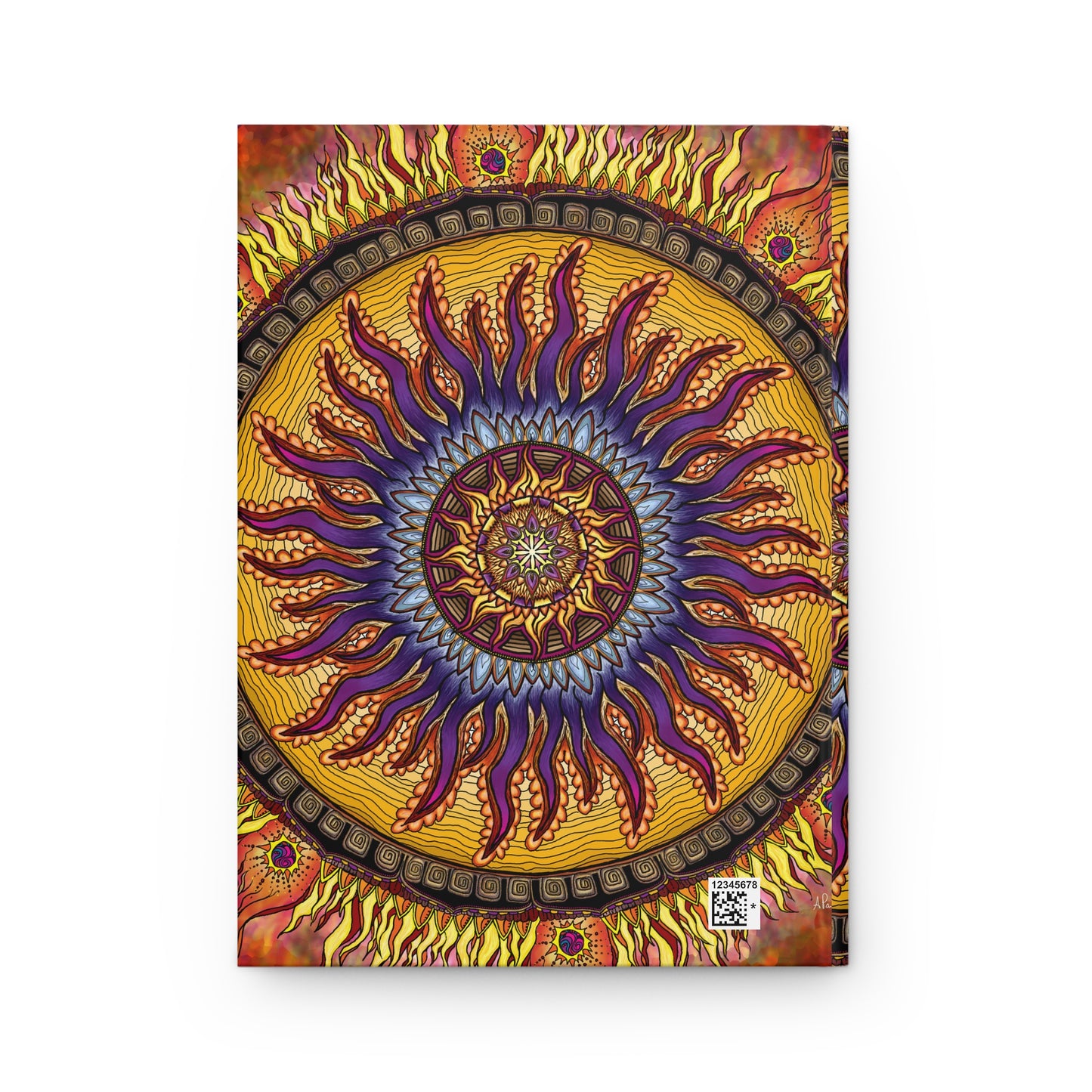 Pacio, Adam - Solar Disc Mandala - Hardcover Journal Matte