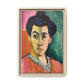 Matisse, Henri - The Green Stripe (1905) - Matte Canvas, Framed