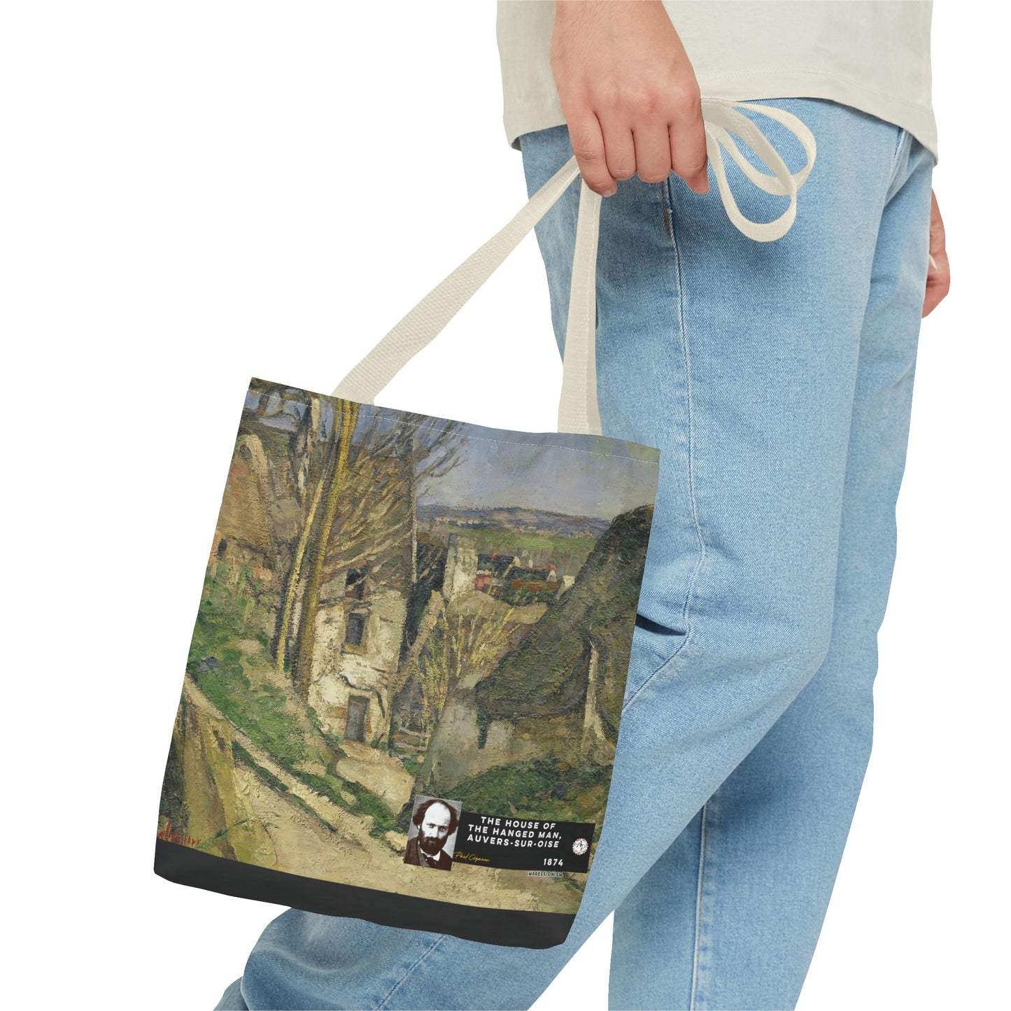 Cézanne, Paul - The House of the Hanged Man, Auvers-sur-Oise (1874) - Tote Bag