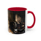 Courbet, Gustave - The Painter’s Studio (1855) - Colorful Accent Mugs