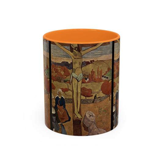 Gauguin, Paul - The Yellow Christ (1889) - Colorful Accent Mugs