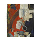 Gauguin, Paul - Vision of the Sermon (Jacob Wrestling with the Angel) (1888) - Velveteen Plush Blanket