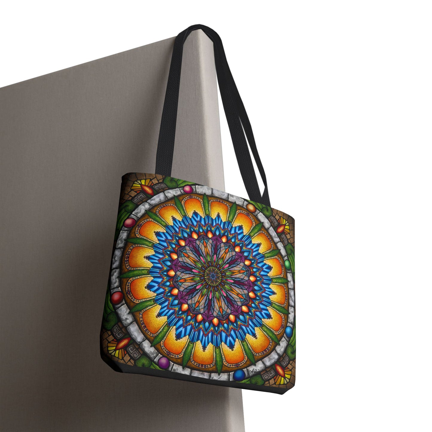 Pacio, Adam - Emerald Arrows Mandala - Tote Bag