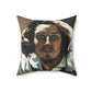 Courbet, Gustave - The Desperate Man (1843) - Suede Square Pillow