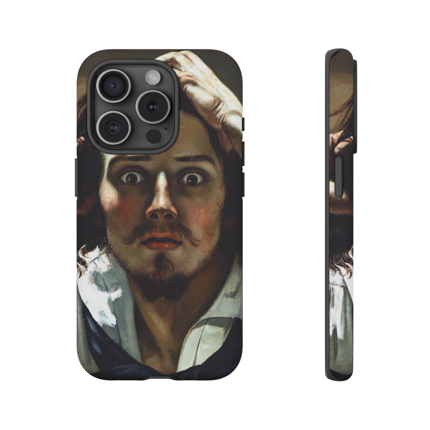 Courbet, Gustave - The Desperate Man (1843) - Tough Phone Cases
