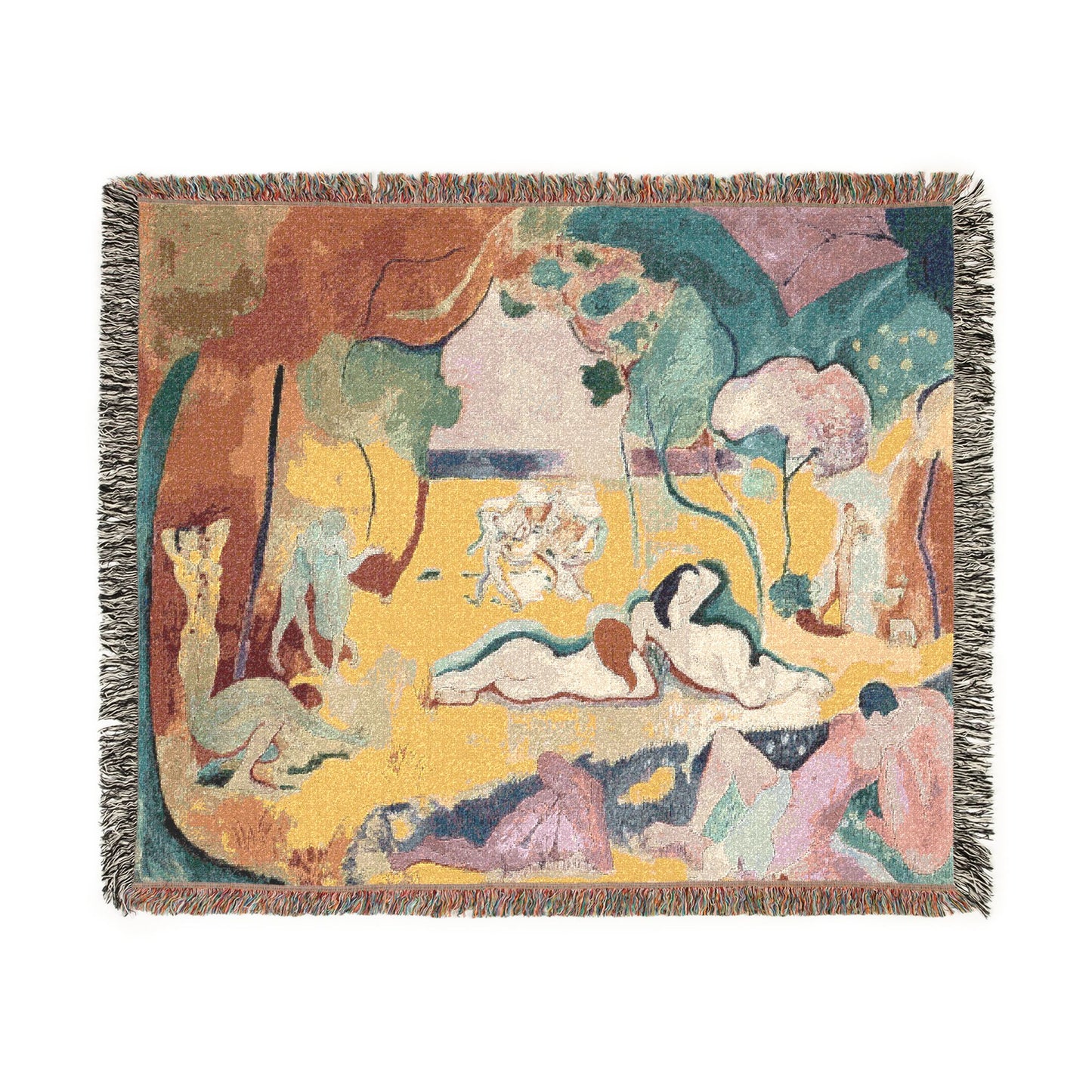 Matisse, Henri - The Joy of Life (1905) - Woven Blanket
