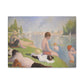 Seurat, Georges - Bathers at Asnières (1884) - Canvas Block, unframed