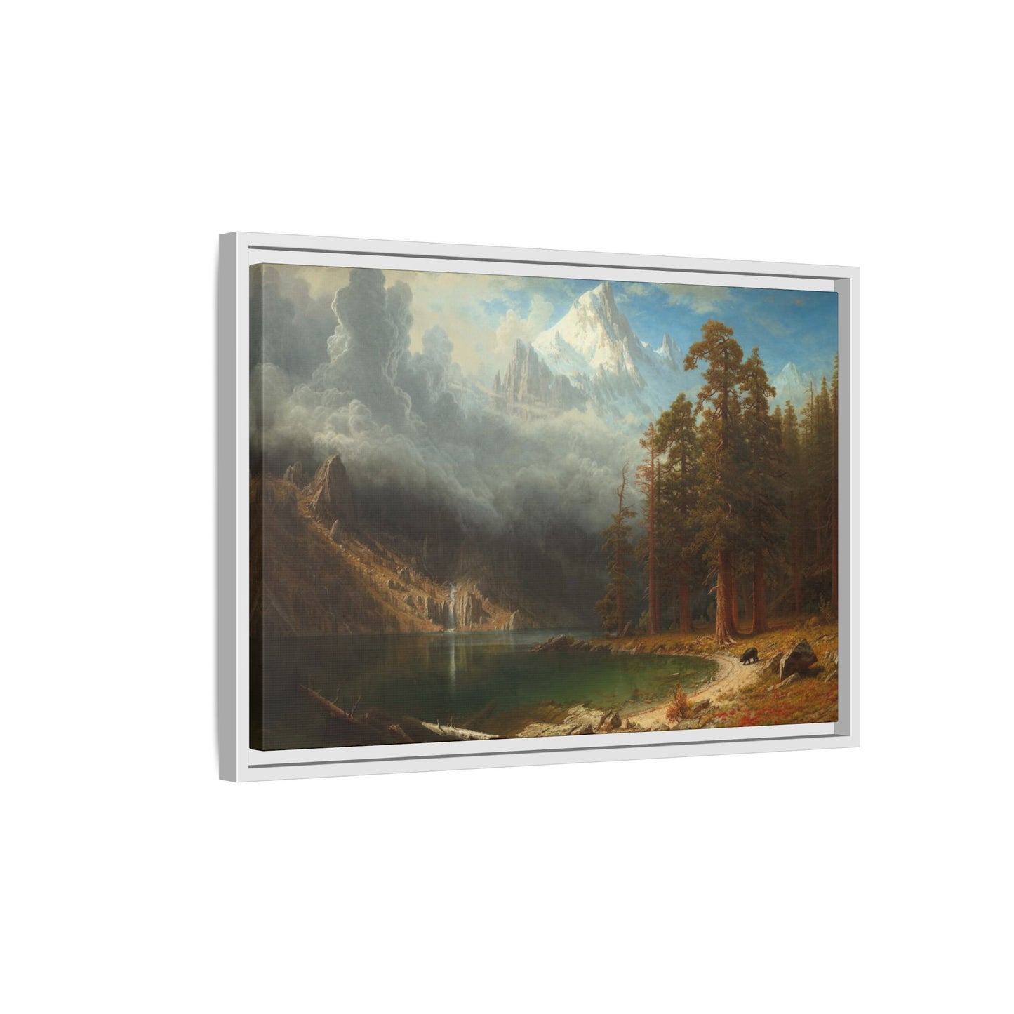Bierstadt, Albert - Mount Corcoran (1877) - Matte Canvas, Framed