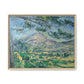 Cézanne, Paul - Mont Sainte-Victoire with Large Pine (1887) - Matte Canvas, Framed
