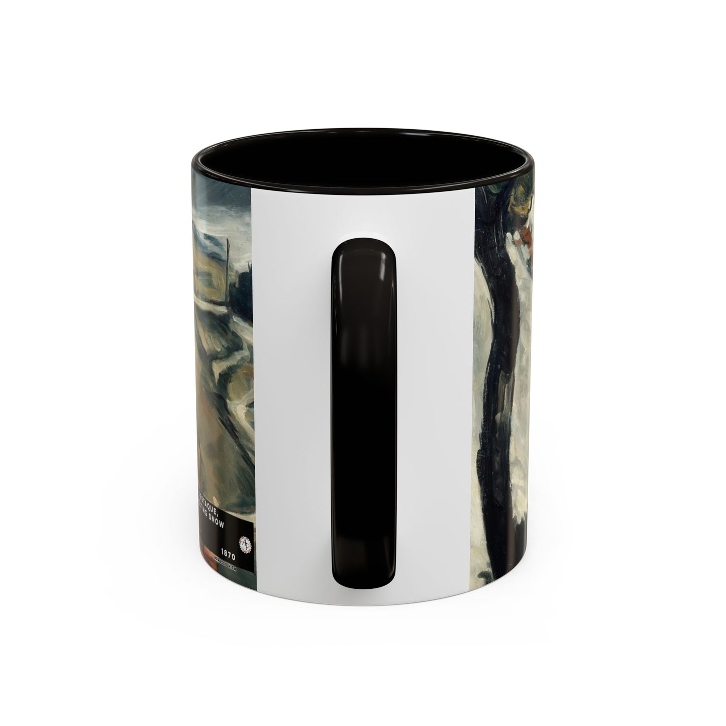 Cézanne, Paul - A Modern Olympia (1874) - Colorful Accent Mugs