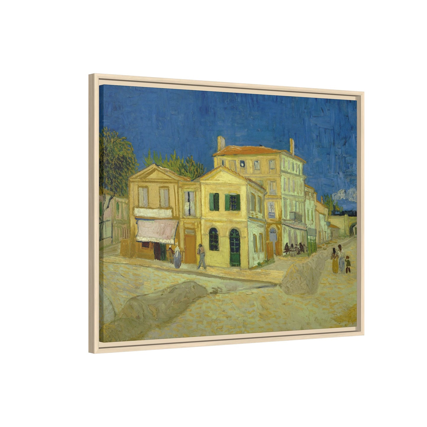 Van Gogh, Vincent - The Yellow House (1888) - Matte Canvas, Framed