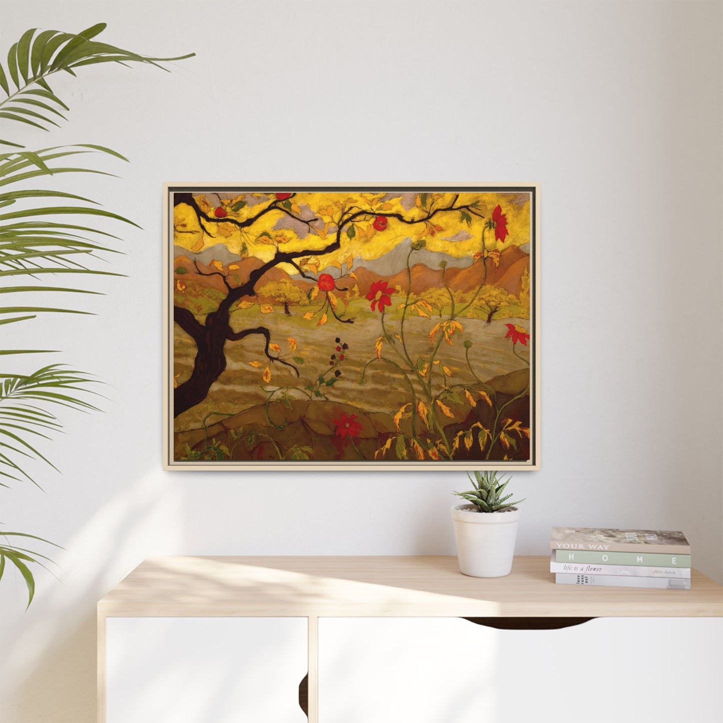 Ranson, Paul - Apple Tree with Red Fruit (1902) - Matte Canvas, Framed