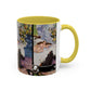 Cézanne, Paul - A Modern Olympia (1874) - Colorful Accent Mugs