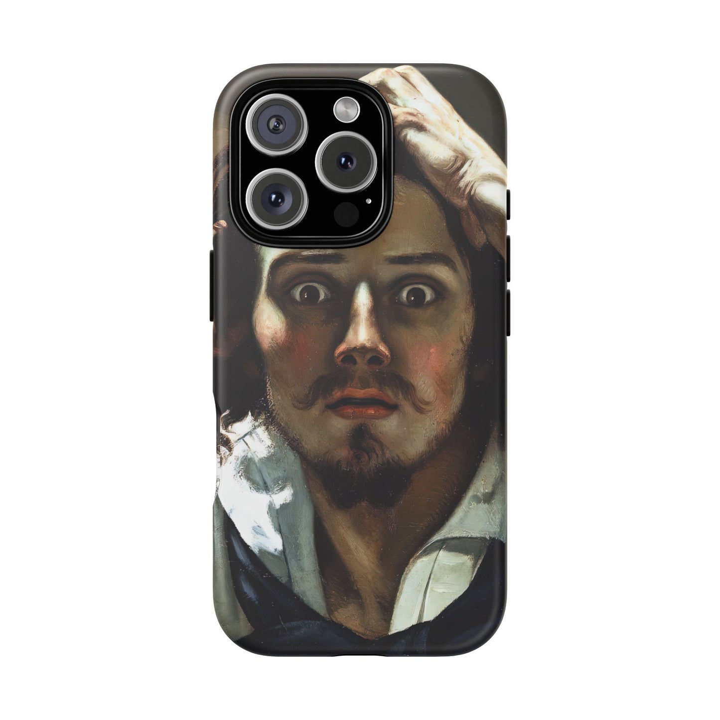 Courbet, Gustave - The Desperate Man (1843) - Tough Phone Cases