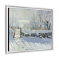 Monet, Claude - The Magpie (1868) - Matte Canvas, Framed