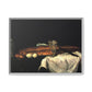 Cézanne, Paul - Still Life with Bread and Eggs (1865) - Matte Canvas, Framed