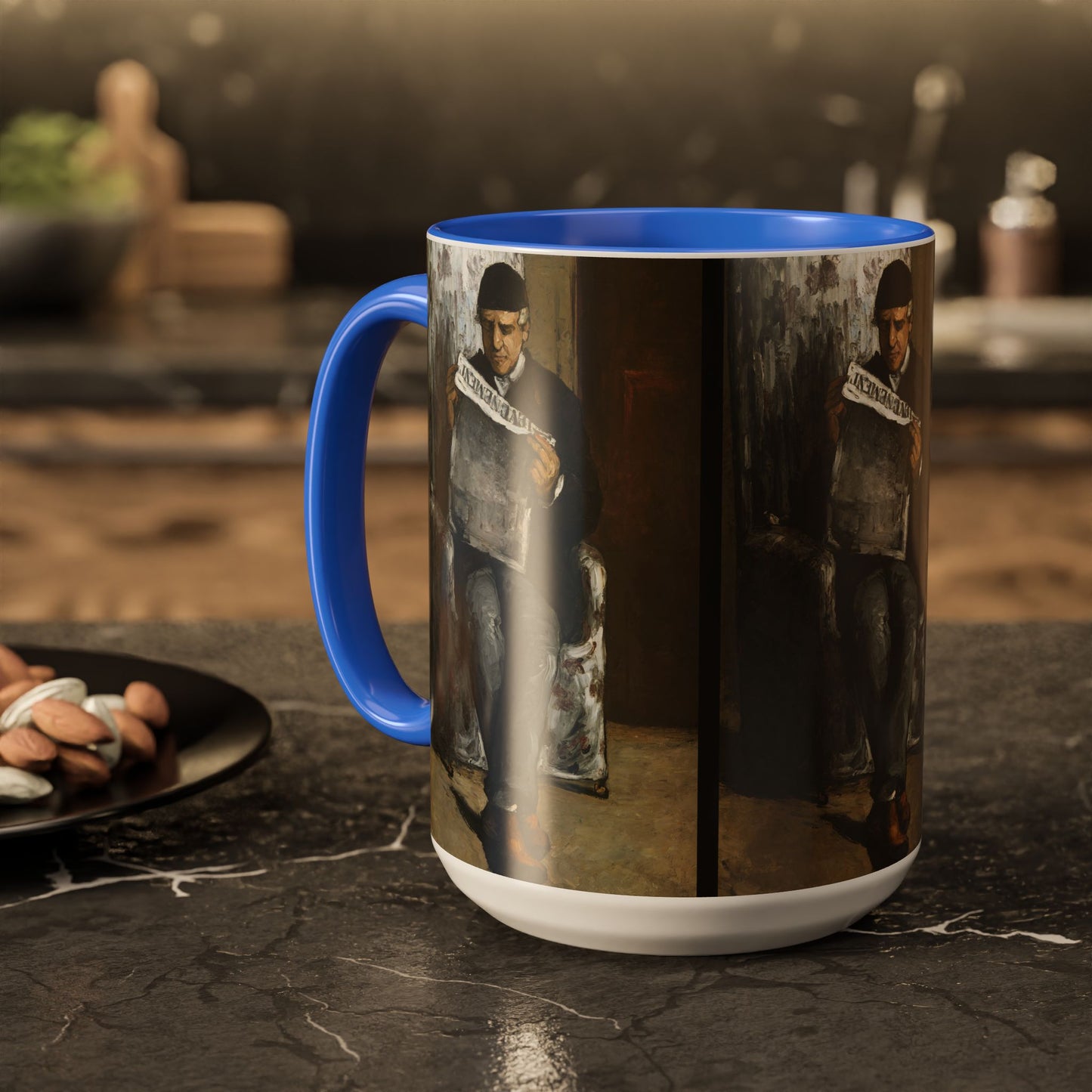 Cézanne, Paul - The Artist’s Father (1866) - Colorful Accent Mugs