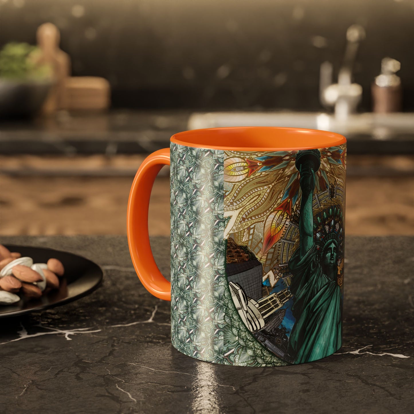 Pacio, Adam - Liberty Mandala - Colorful Accent Mugs