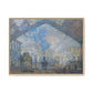Monet, Claude - Le Gare Saint-Lazare (1877) - Matte Canvas, Framed