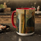 Cézanne, Paul - Portrait of the Artist with a Palette (1890) - Colorful Accent Mugs