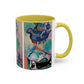 Matisse, Henri - Woman with a Hat (1905) - Colorful Accent Mugs
