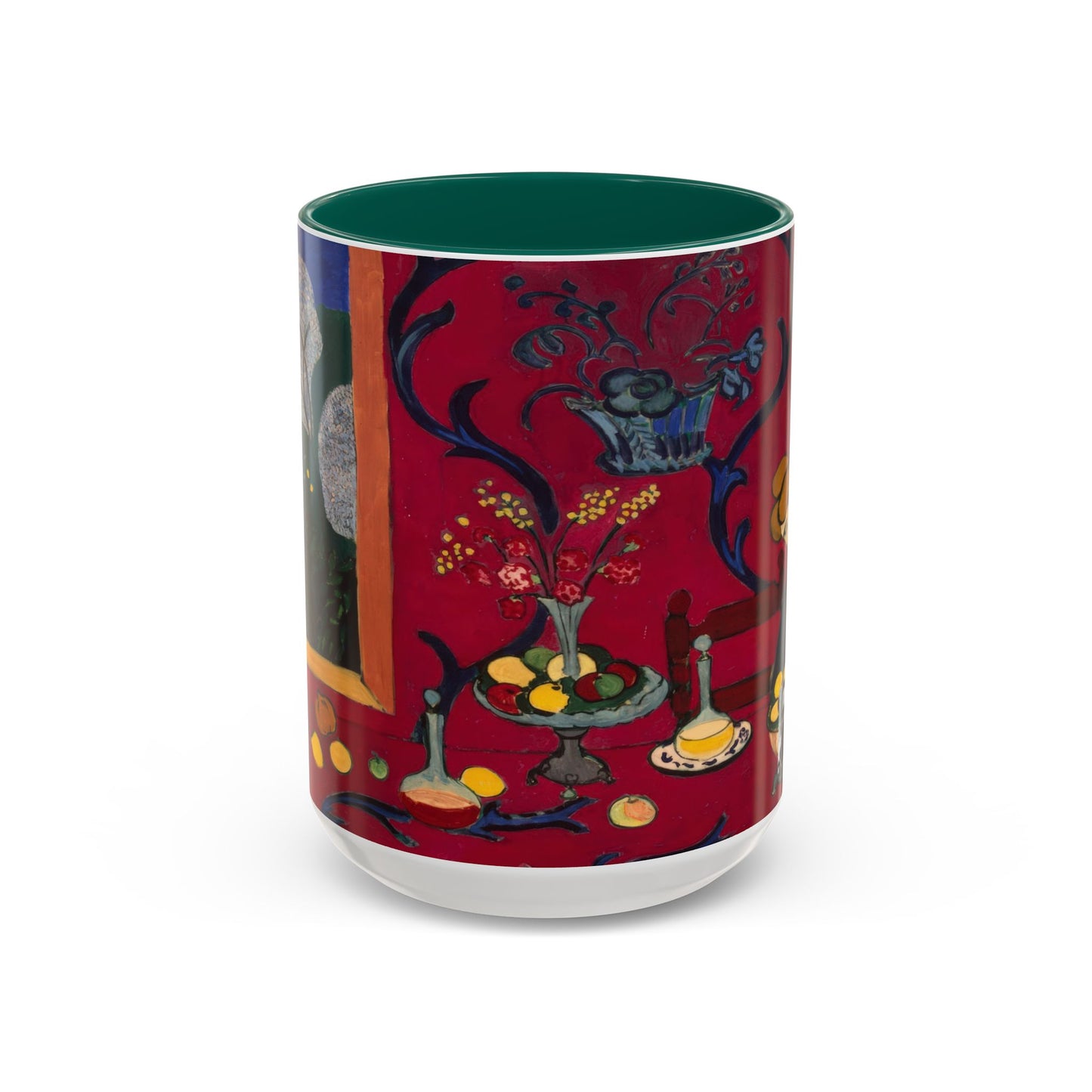 Matisse, Henri - The Dessert Harmony in Red (1908) - Colorful Accent Mugs