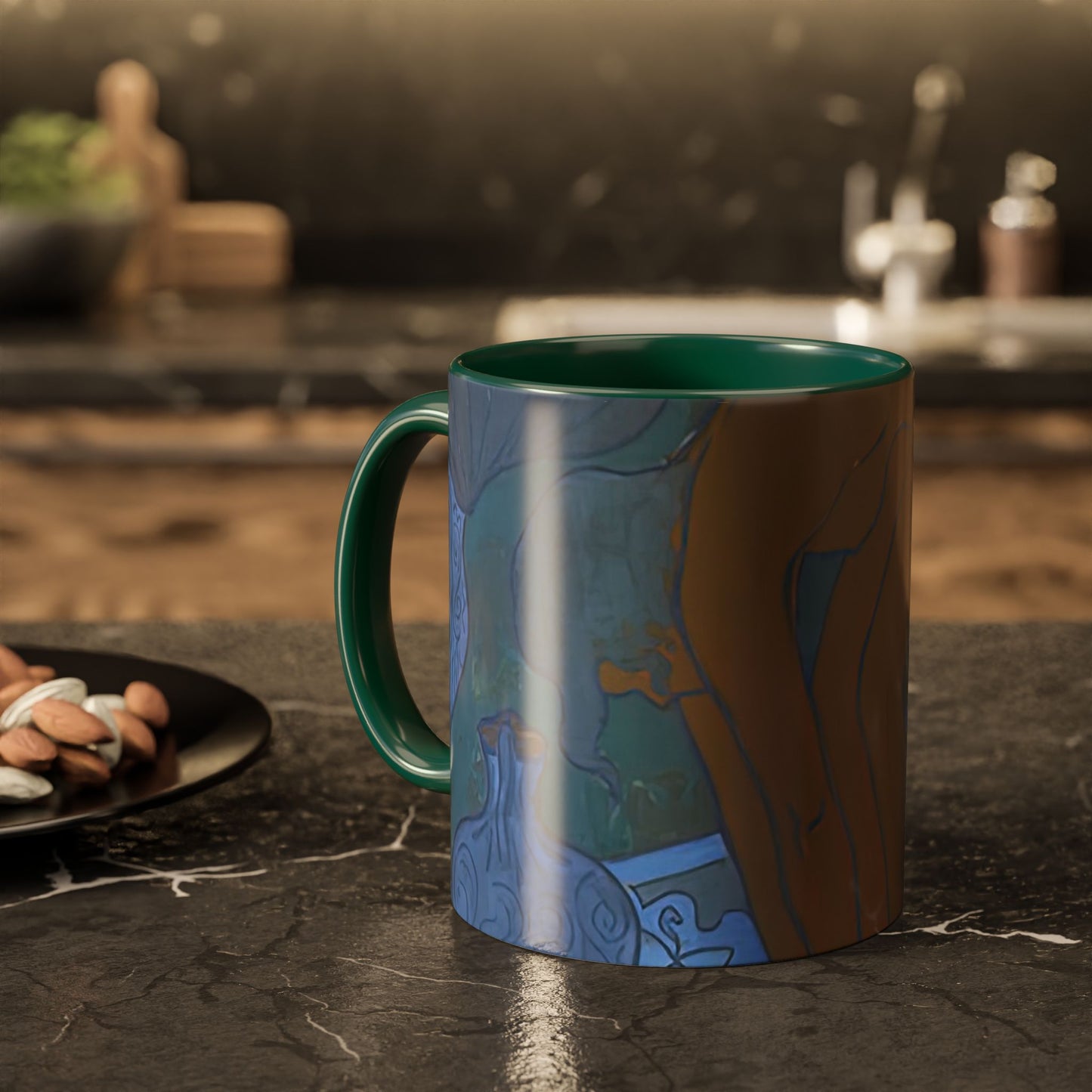 Ranson, Paul - The Blue Bather (1891) - Colorful Accent Mugs