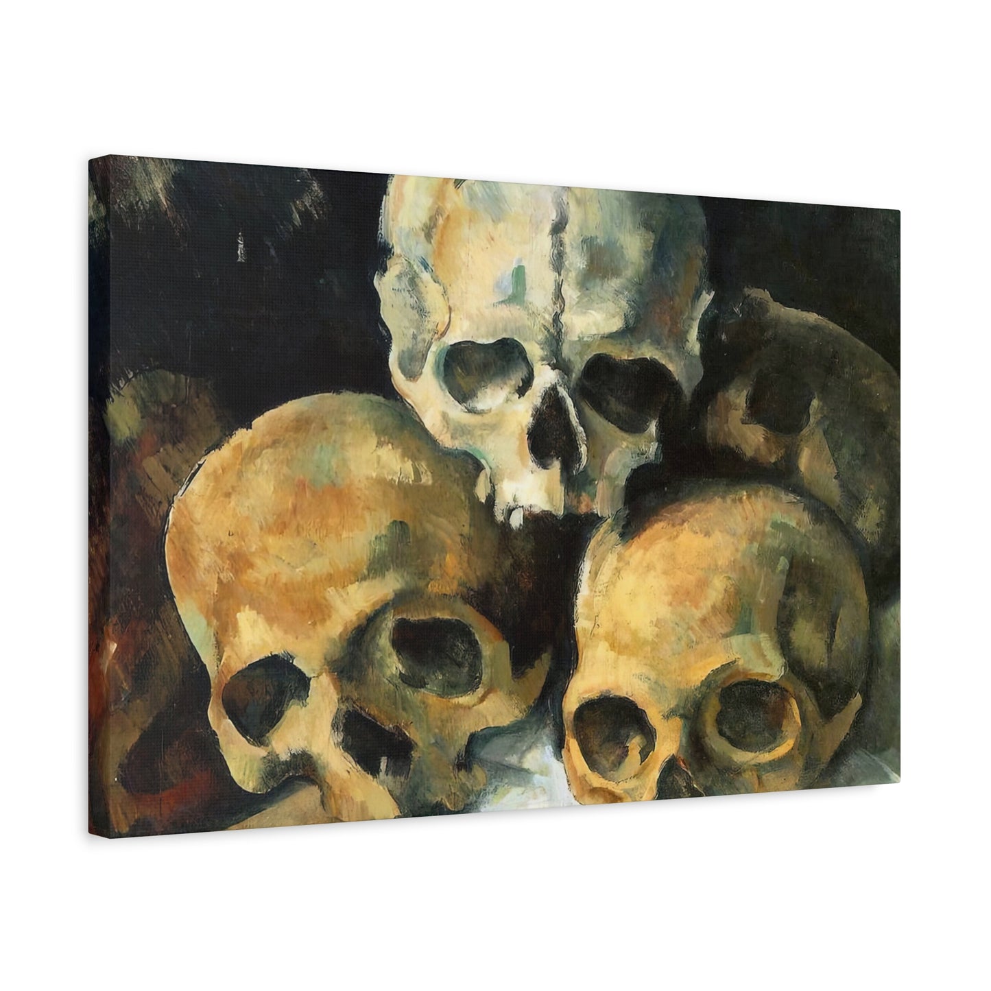 Cézanne, Paul - Pyramid of Skulls (1901) - Canvas Block, unframed