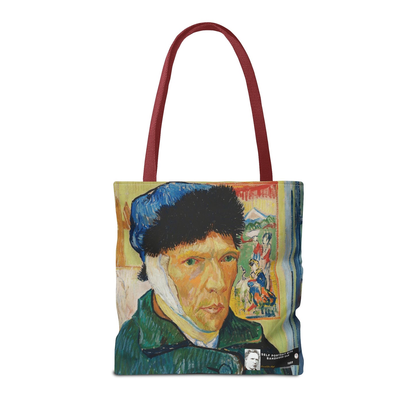 Van Gogh, Vincent - Self Portrait with Bandaged Ear (1889) - Tote Bag