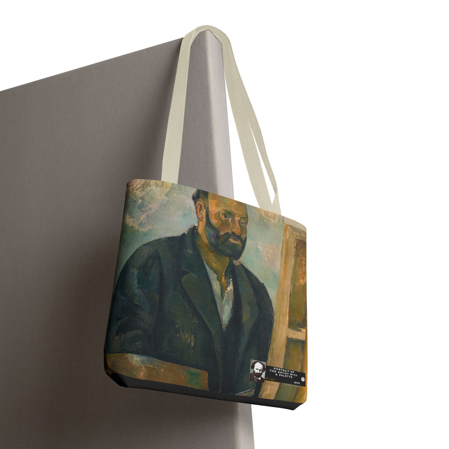 Cézanne, Paul - Portrait of the Artist with a Palette (1890) - Tote Bag