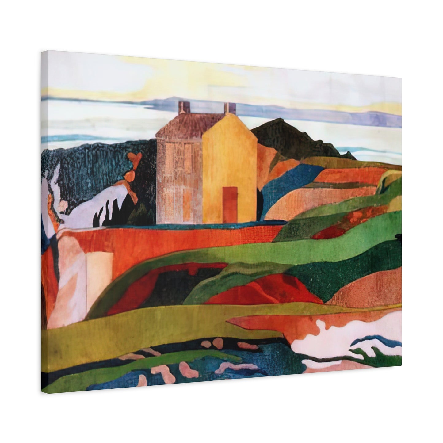Filiger, Charles - The Hangman’s House (1891) - Canvas Block, unframed