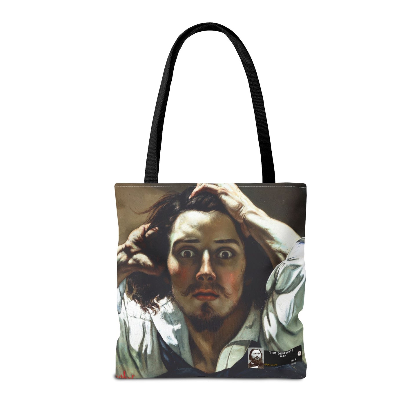 Courbet, Gustave - The Desperate Man (1843) - Tote Bag