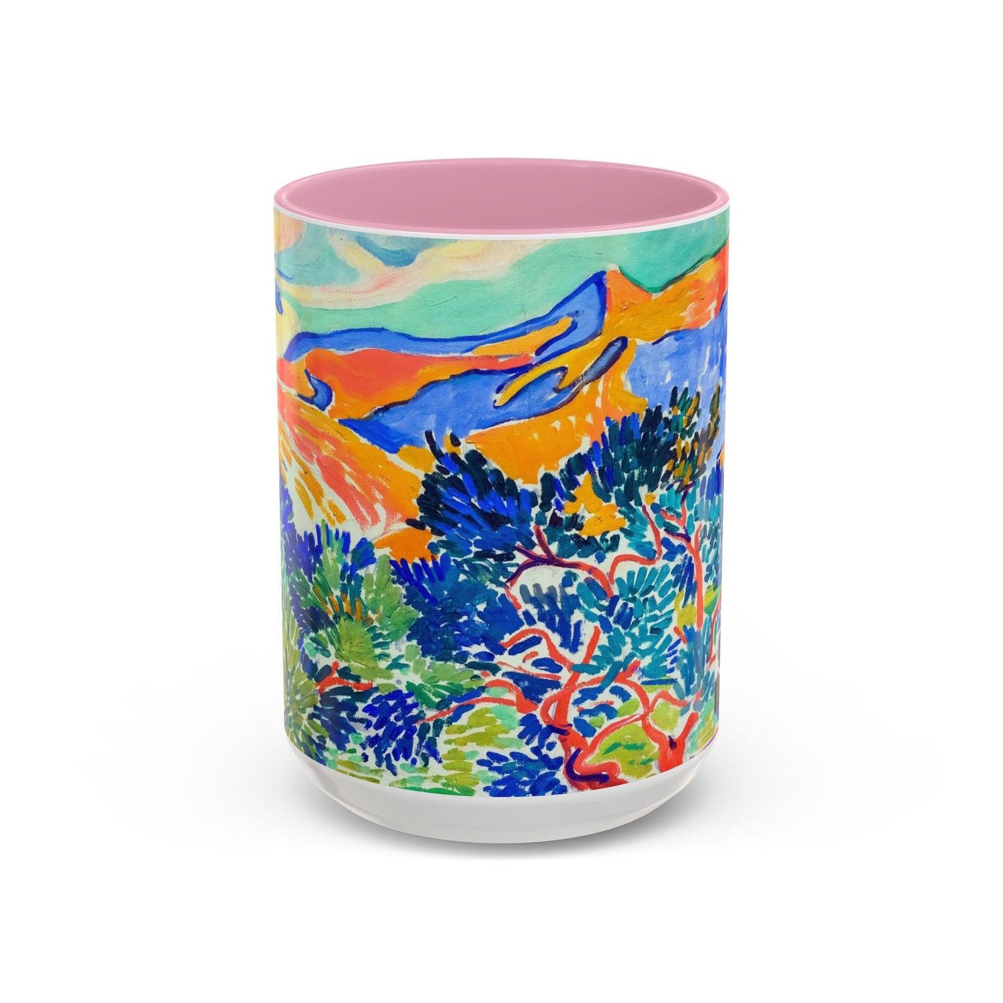 Derain, André - Mountains at Collioure (1905) - Colorful Accent Mugs