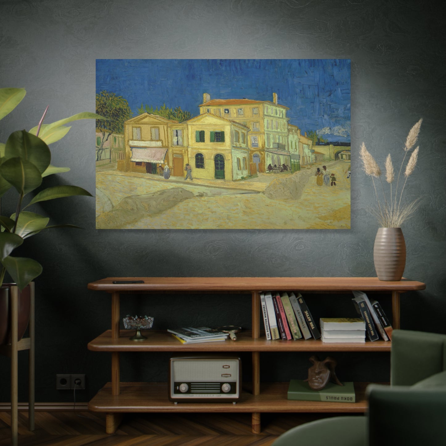 Van Gogh, Vincent - The Yellow House (1888)- Canvas Block, unframed