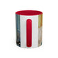 Van Gogh, Vincent - Self Portrait with Bandaged Ear (1889) - Colorful Accent Mugs