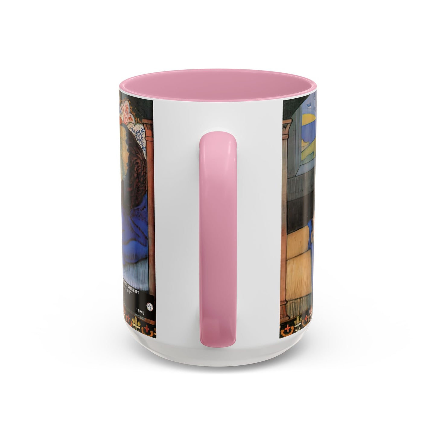 Filiger, Charles - The Recumbent Christ (1895) - Colorful Accent Mugs