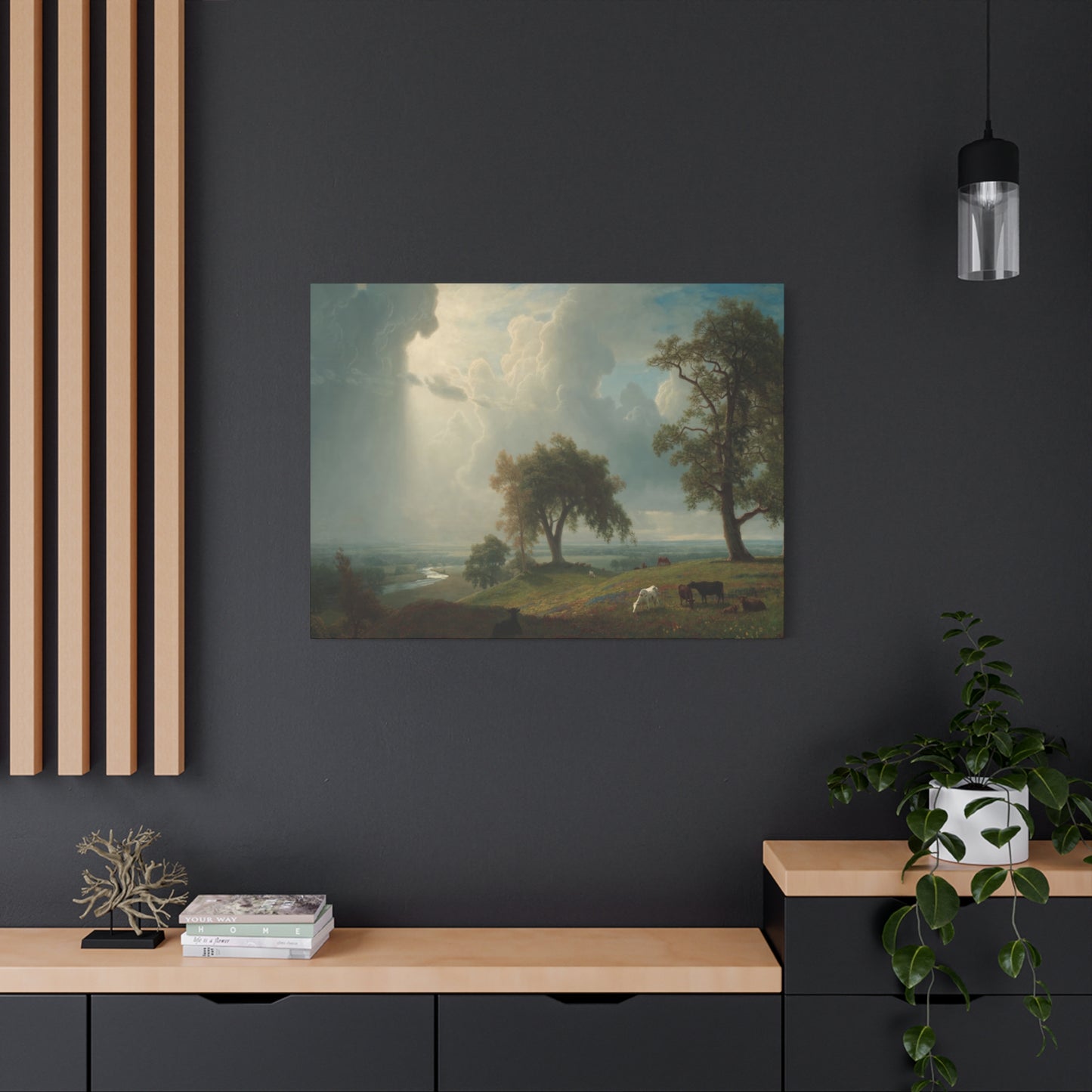 Bierstadt, Albert - California Spring (1875) - Canvas Block, unframed