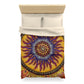 Pacio, Adam - Solar Disc Mandala - Microfiber Duvet Cover