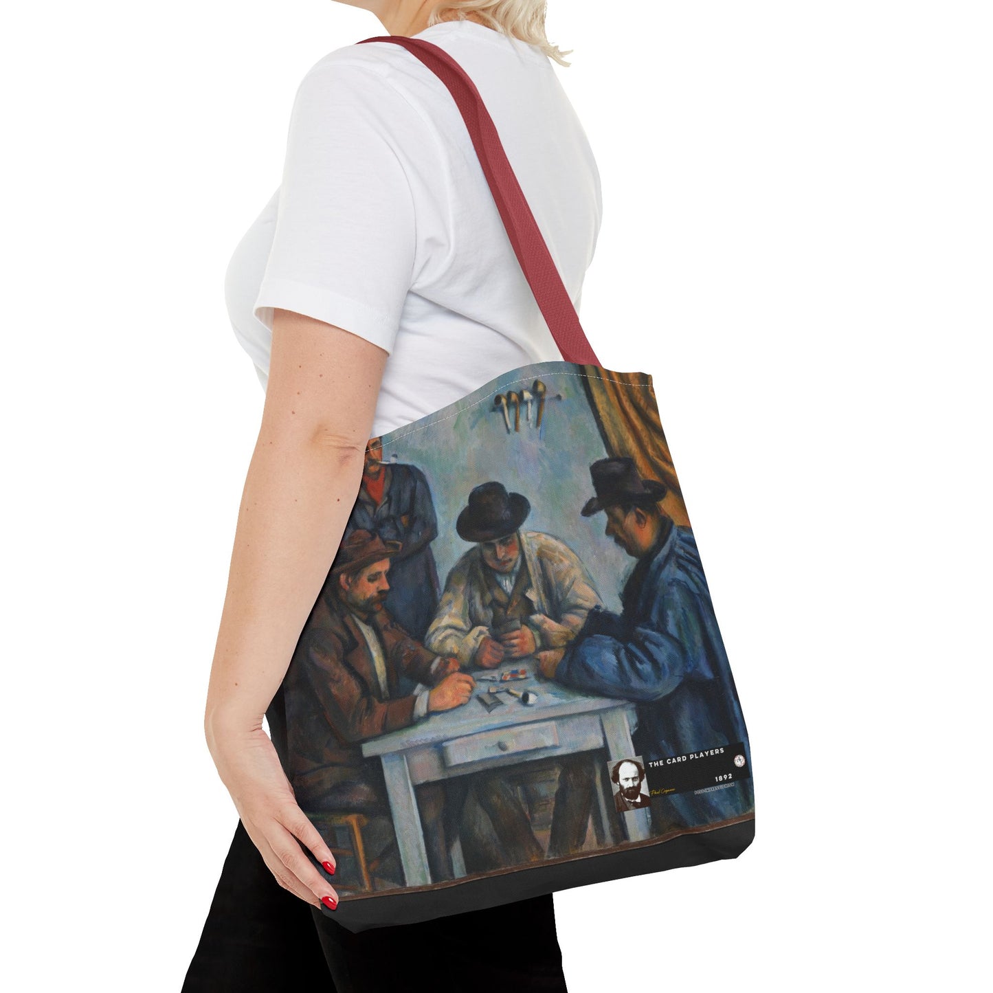 Cézanne, Paul - The Card Players (1892) - Tote Bag