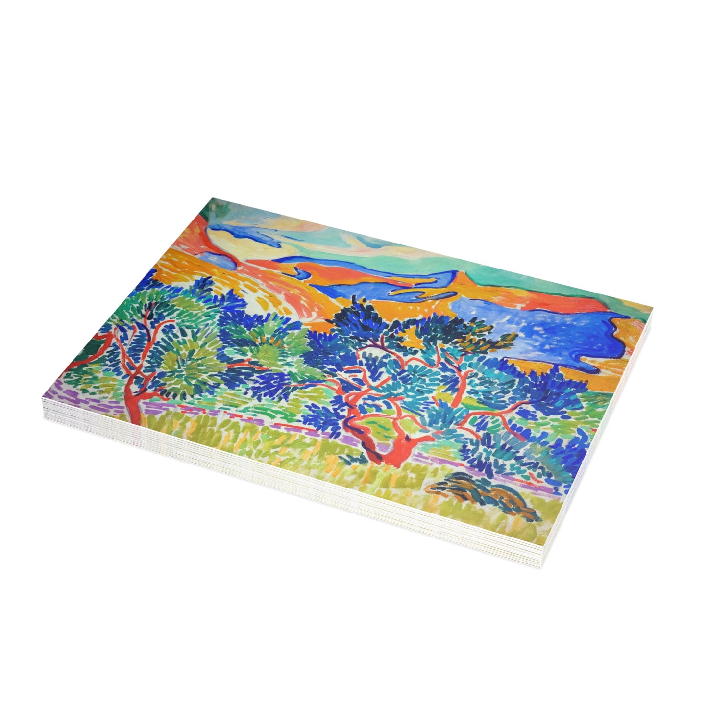Derain, André - Mountains at Collioure (1905) - Postcard Bundles with Envelopes Included