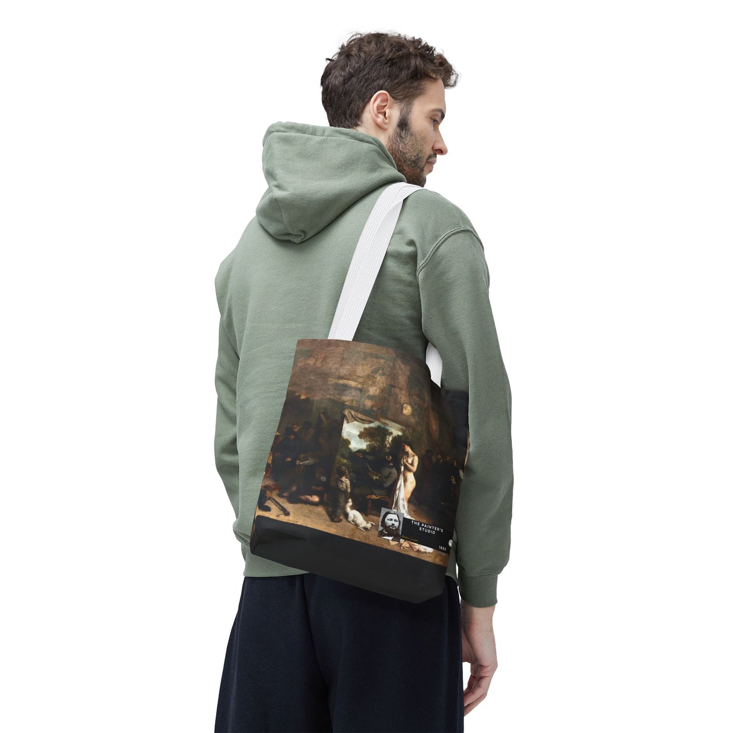 Courbet, Gustave - The Painter’s Studio (1855) - Tote Bag