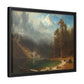 Bierstadt, Albert - Mount Corcoran (1877) - Matte Canvas, Framed