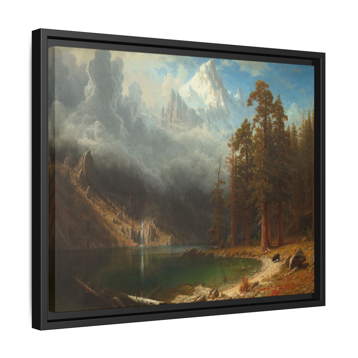 Bierstadt, Albert - Mount Corcoran (1877) - Matte Canvas, Framed