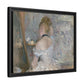 Morisot, Berthe - Woman at Her Toilette (1880) - Matte Canvas, Framed
